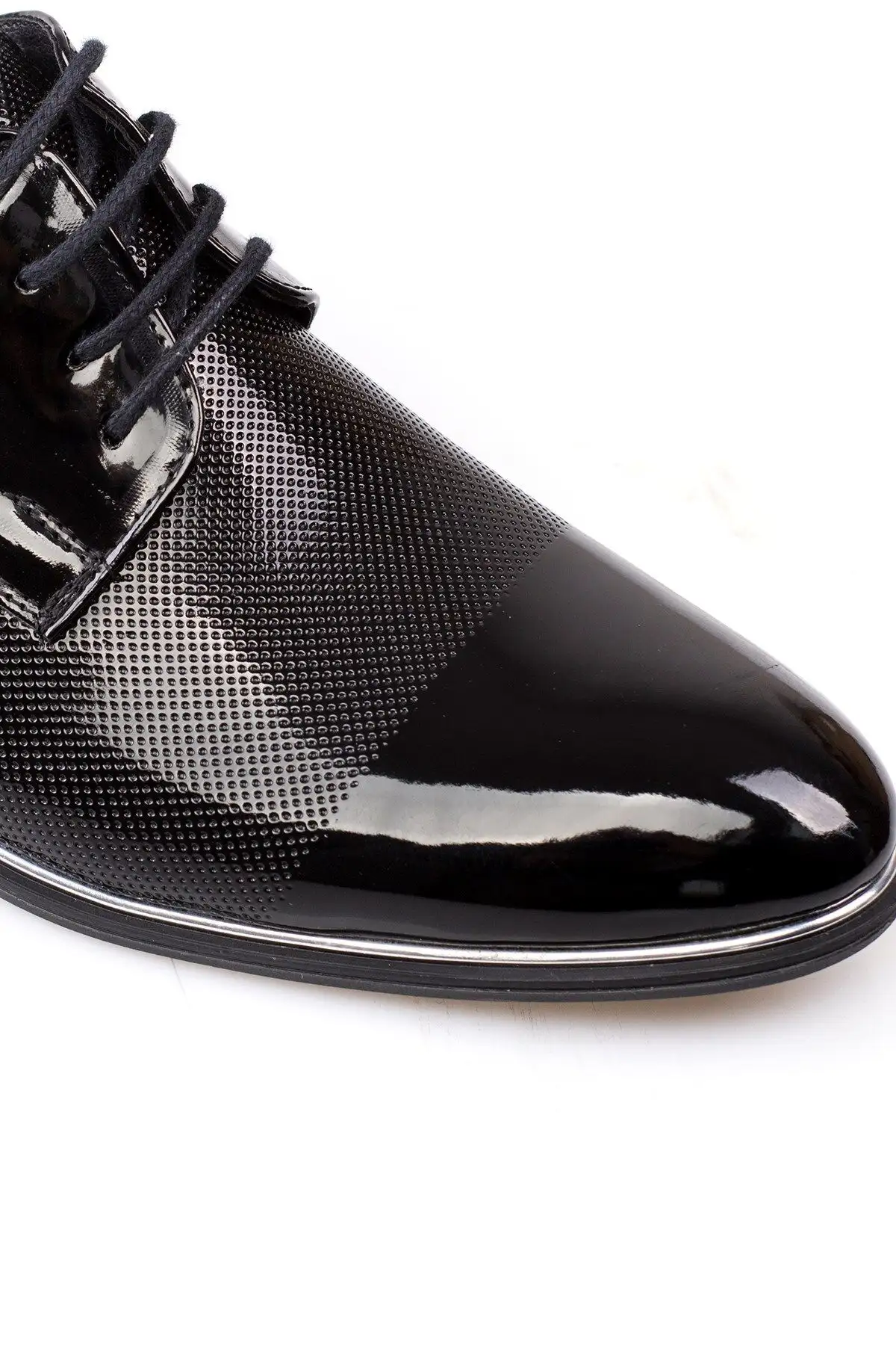 کفش رسمی مردانه   کلاسیک مشکی چرم براق - 4767 کفش رسمی مردانه کلاسیک مشکی چرم براق - 4767