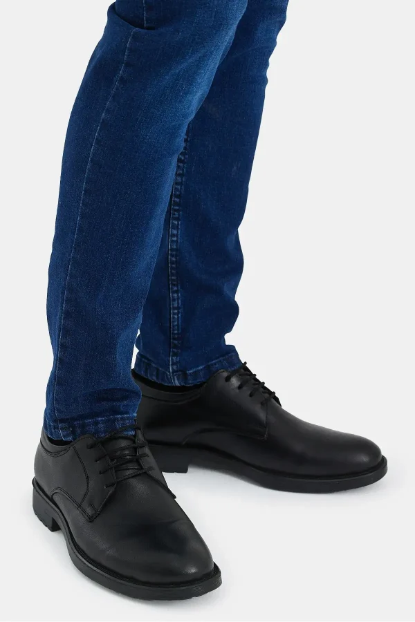 کفش رسمی مردانه کفش مردانه کلاسیک چرم طبیعی سیاه ۳۶-۴۸ - 3900