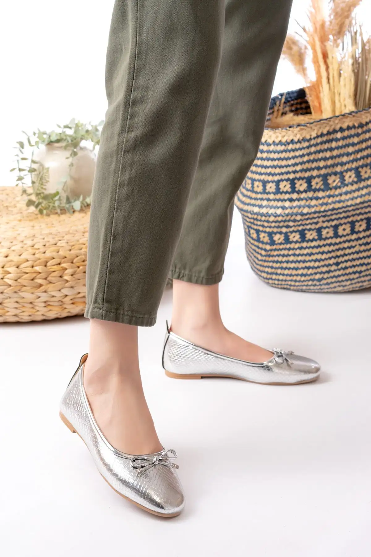 کفش مجلسی زنانه بالتن  روزمره با نوک گرد - 5439 کفش مجلسی زنانه بالتن روزمره با نوک گرد - 5439