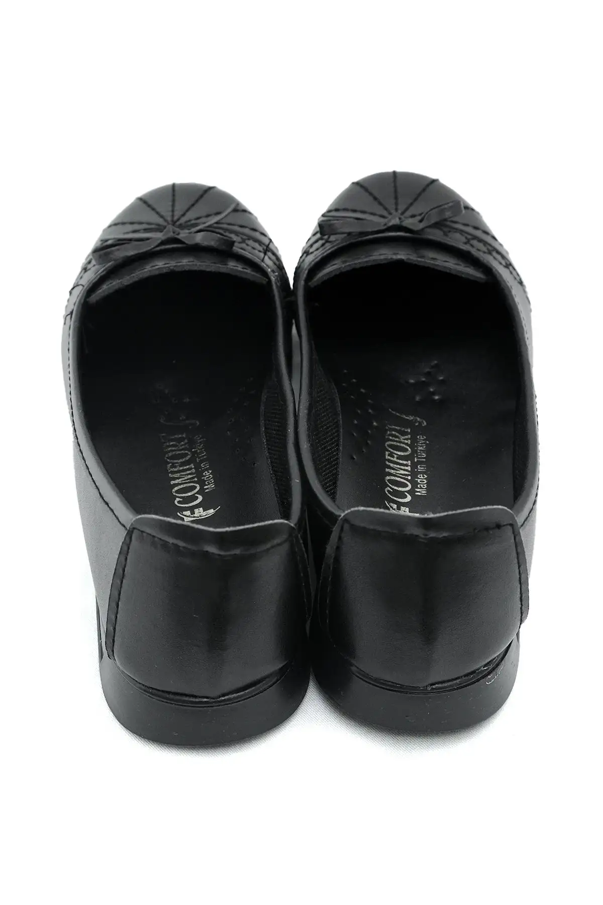 کفش اداری زنانه کفش کلاسیک زنانه با کفی اورتپدیک راحتی مشکی - 3545 کفش اداری زنانه کفش کلاسیک زنانه با کفی اورتپدیک راحتی مشکی - 3545