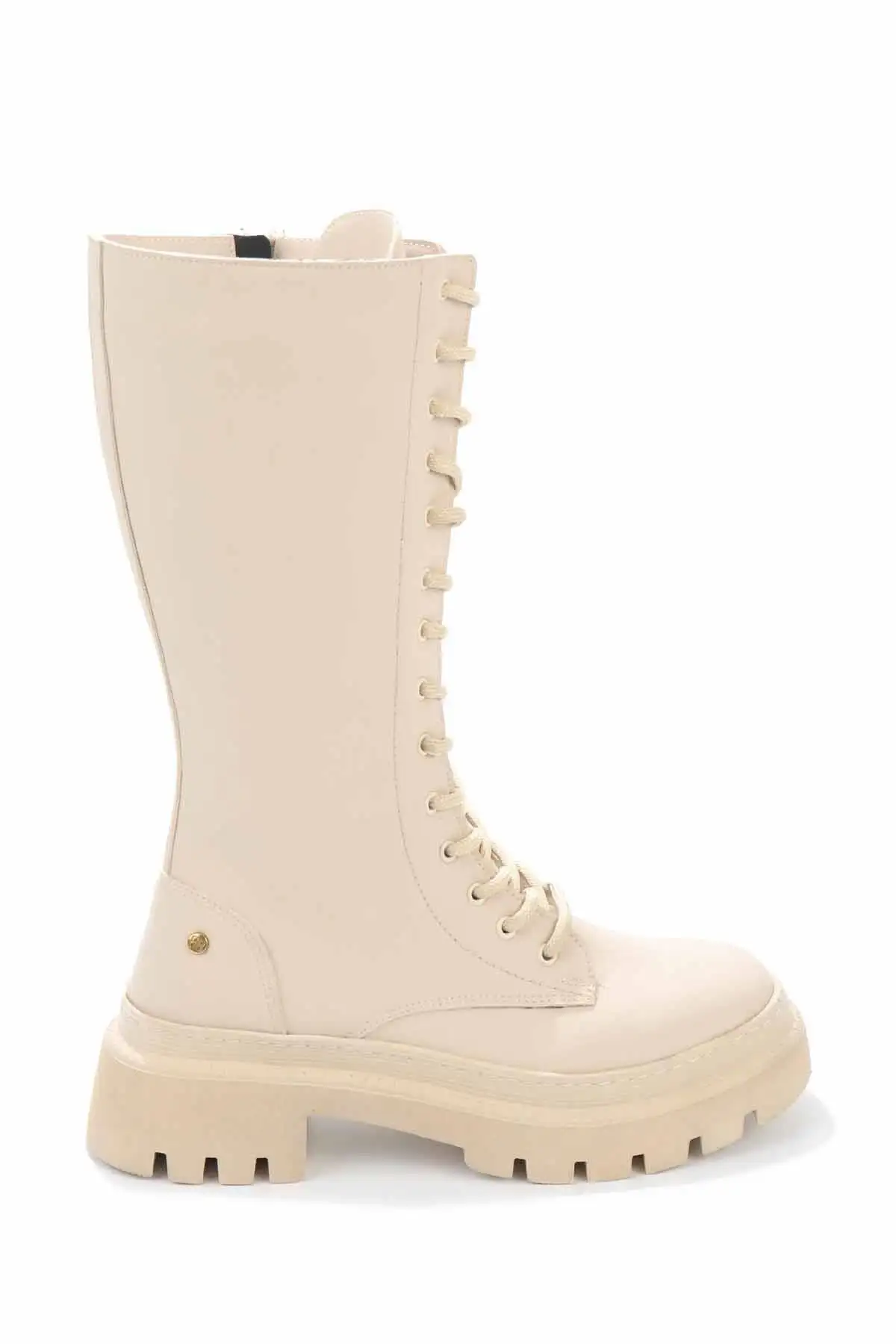 بوت و نیم بوت زنانه ی مات بیج K02538036609 - 5000 بوت و نیم بوت زنانه ی مات بیج K02538036609 - 5000