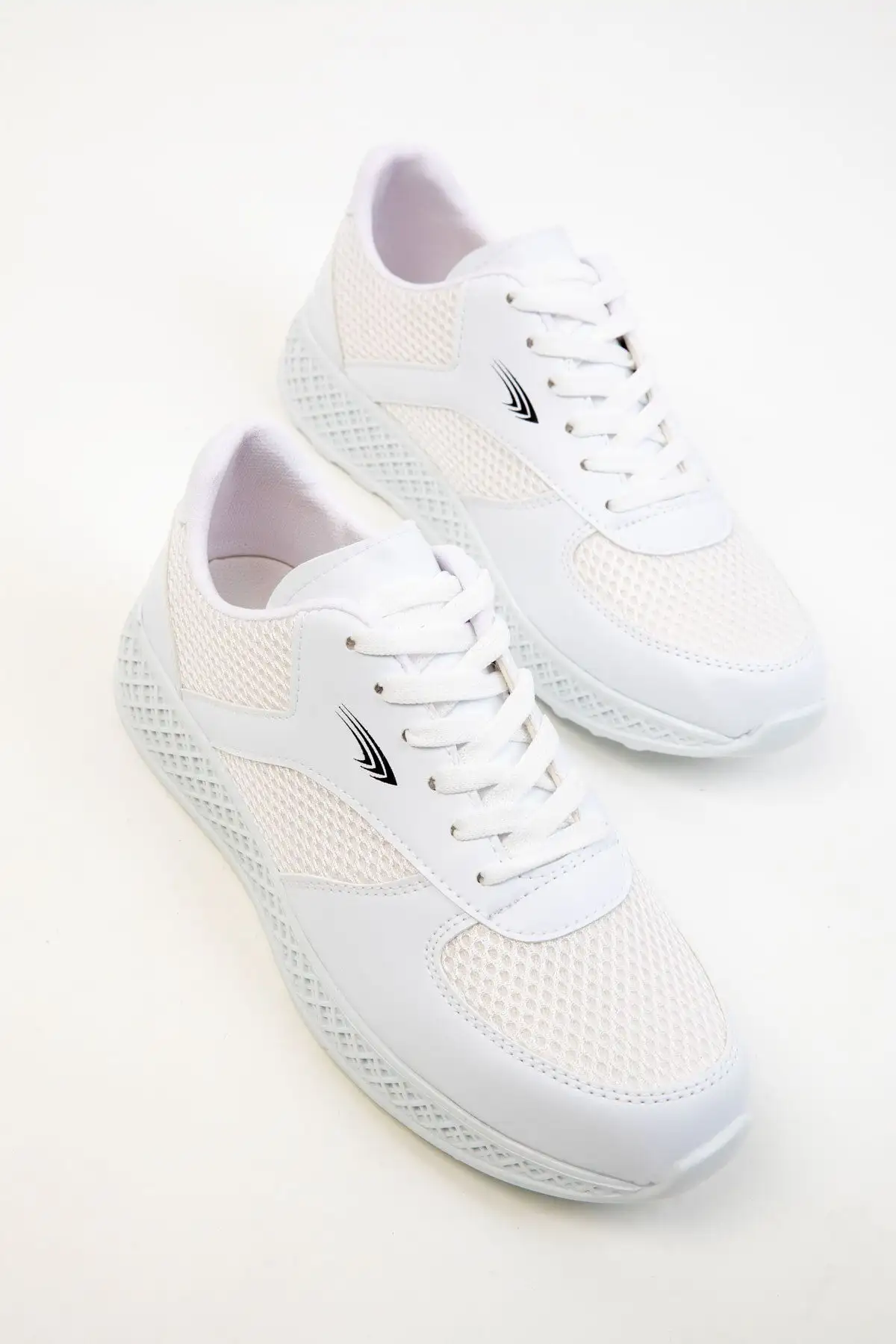 کفش ورزشی کتانی زنانه سفید 17166 - 3380