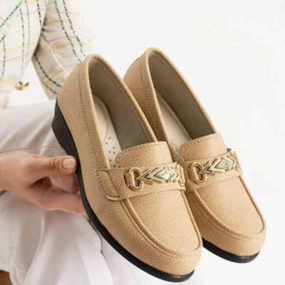 کفش اداری زنانه راحتی بربط، سبک، آناتومیک، ارتوپدیک، مناسب برای استفاده روزمره، برای خانه و دفتر، و فضای باز. - 4384