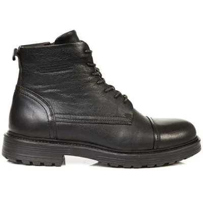 بوت مردانه چکمه کژوال از پوست طبیعی ویزون - 4965