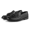 کفش روزمره مردانه 1. کفش کلاسیک مردانه با پاپیون چرم اصل 2. کفش کلاسی loafer 3. کفش ماکوسن - 3942