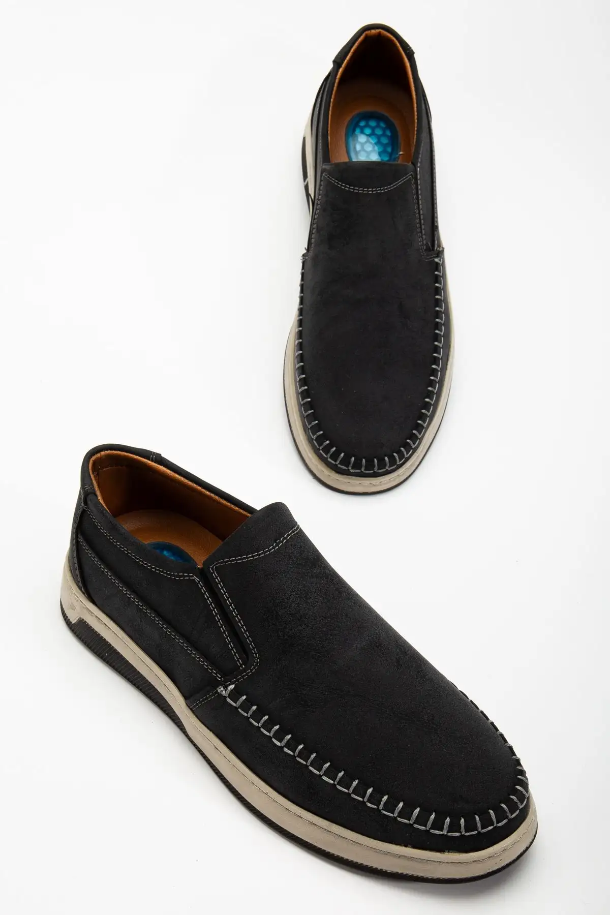 کفش روزمره مردانه کفش مردانه سبک و راحت سیاه جلی ارتوپدیک روزمره - 3946 کفش روزمره مردانه کفش مردانه سبک و راحت سیاه جلی ارتوپدیک روزمره - 3946