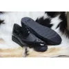 کفش رسمی مردانه 4297 با کفی ارتوپدیک چرمی مشکی براق - 5367