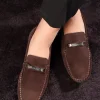 سایز بزرگ مردانه 1. بلندی واقعی چرم مردانه کفش روزمره 2. کفش لوفر 3. کفش سبک 4. لوفر با قفل 5. لوفر جیر - 3496