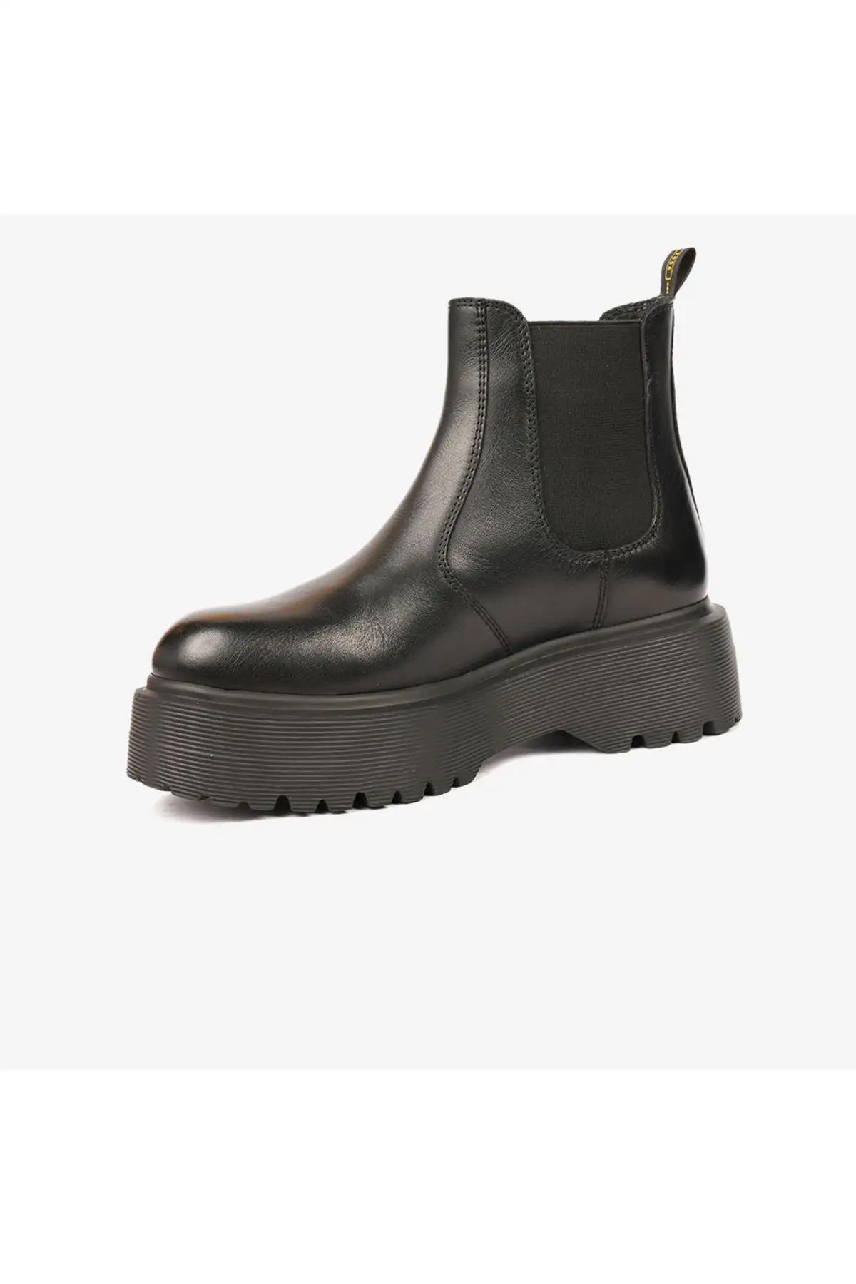بوت و نیم‌ بوت زنانه چلسی مشکی از چرم طبیعی - 5023