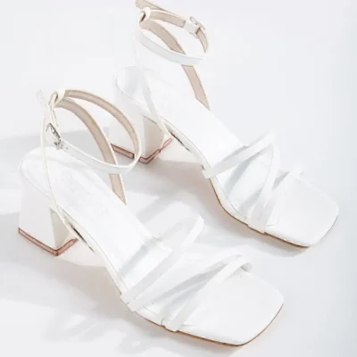 کفش صندل زنانه بنددار پاشنه‌دار - 4091