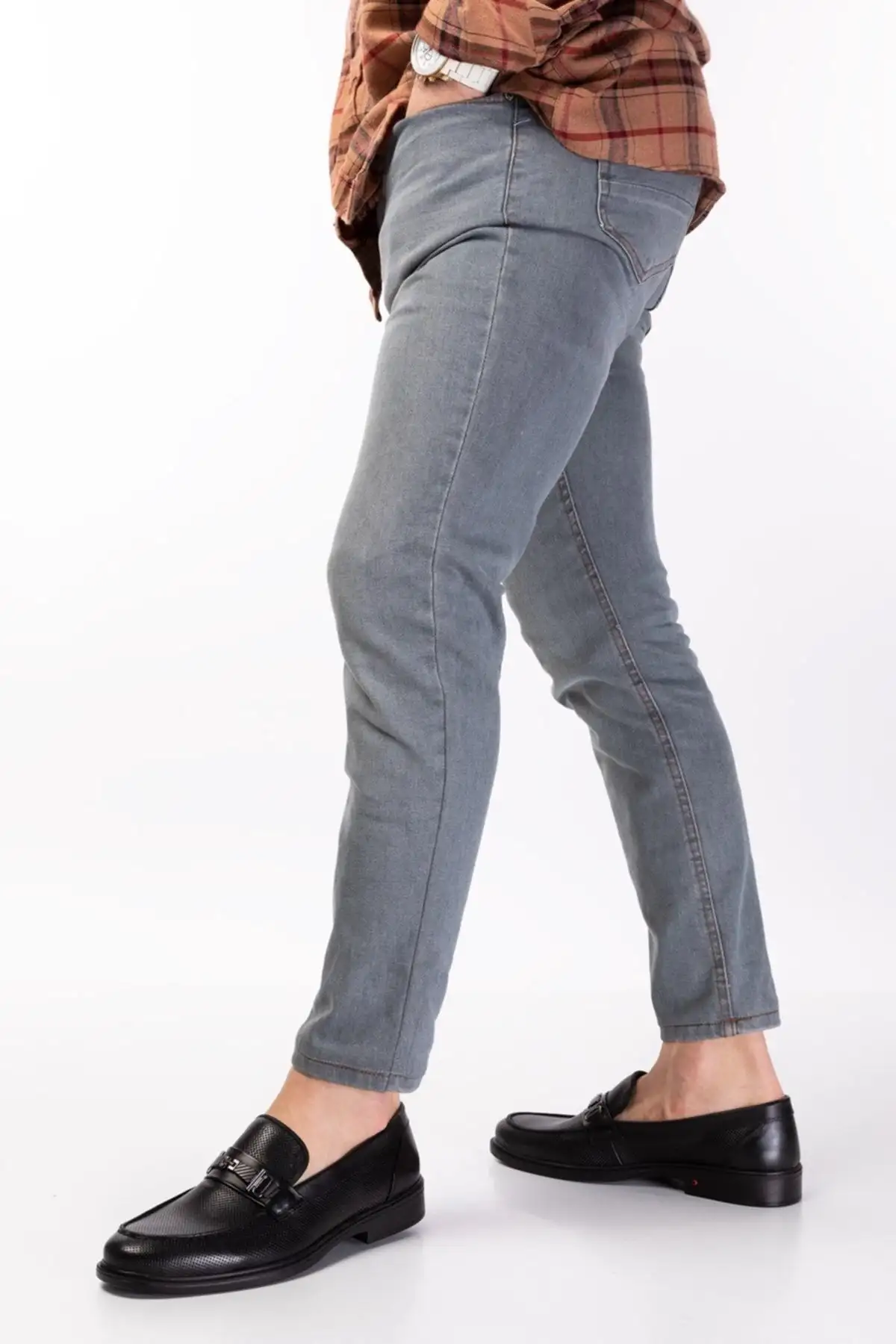 کفش روزمره مردانه کلاسیک چرم طبیعی، ۴ رنگ، مناسب برای استفاده داخل و خارج - 5386