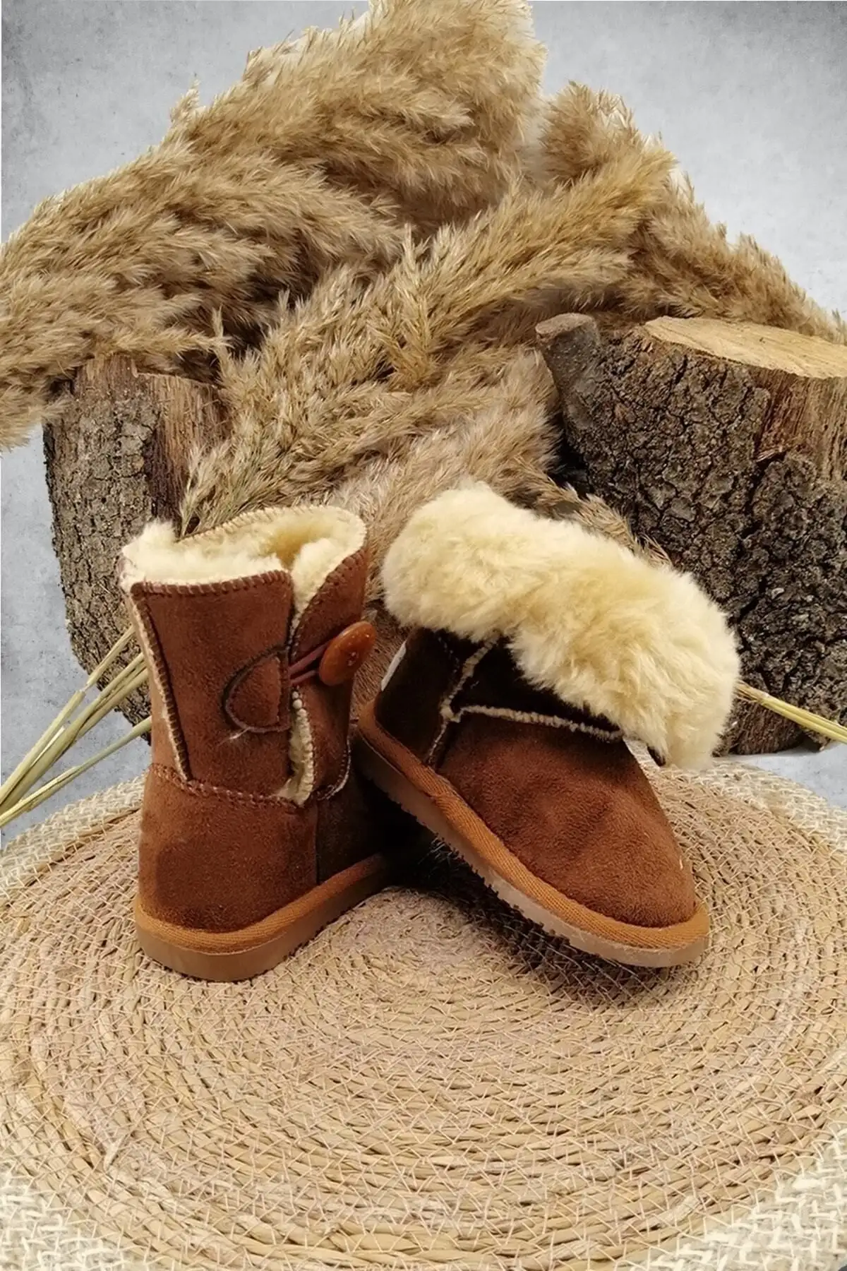 کفش پسرانه بوت کودک با داخل پشمی، بوت سوئدی - 4492 کفش پسرانه بوت کودک با داخل پشمی، بوت سوئدی - 4492