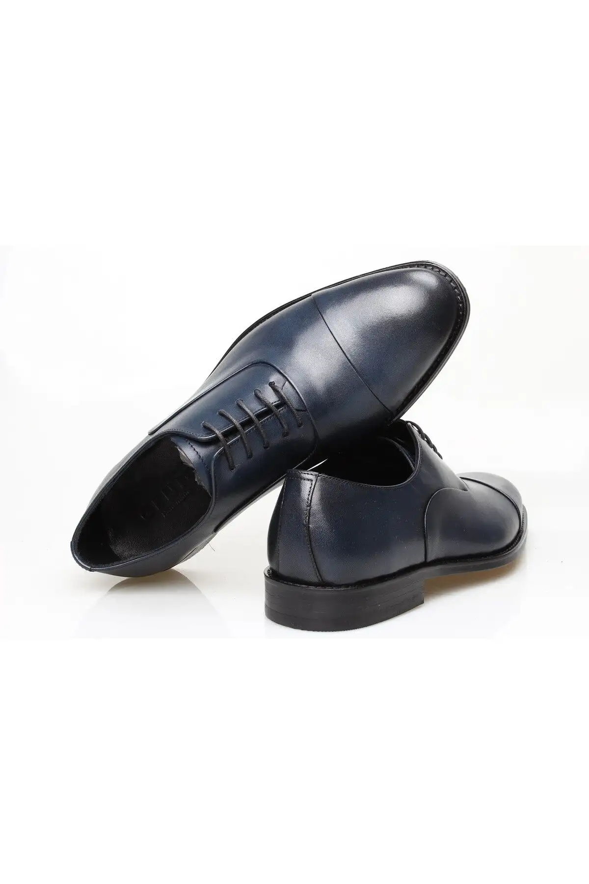 کفش رسمی مردانه   چرم طبیعی به رنگ سرمهای - 4630 کفش رسمی مردانه چرم طبیعی به رنگ سرمهای - 4630