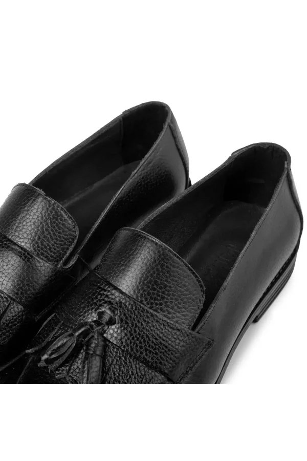 کفش روزمره مردانه 1. کفش کلاسیک مردانه با پاپیون چرم اصل 2. کفش کلاسی loafer 3. کفش ماکوسن - 3942