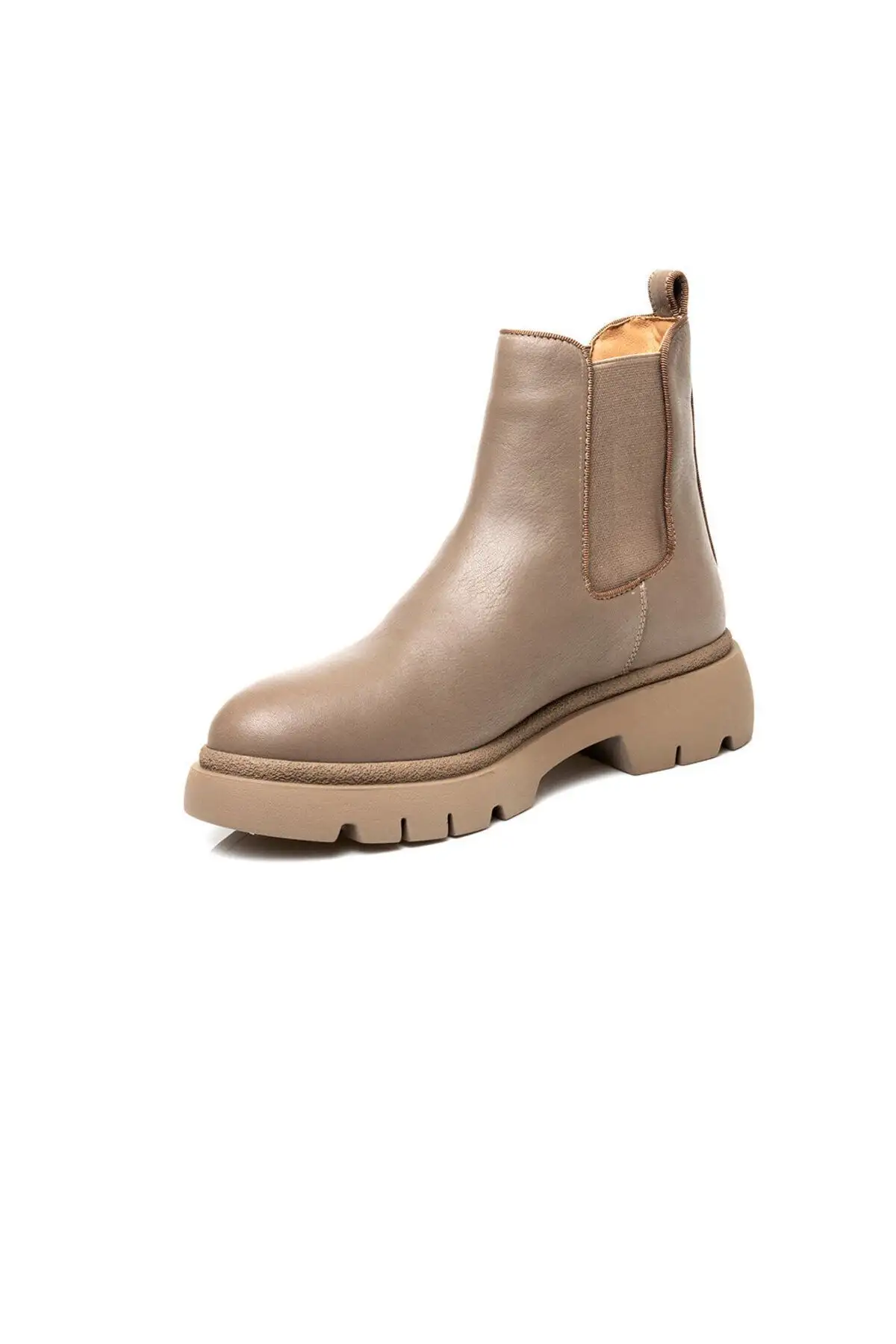 بوت و نیم بوت زنانه   چلسي چرم اصل قههای - 5026 بوت و نیم بوت زنانه چلسي چرم اصل قههای - 5026
