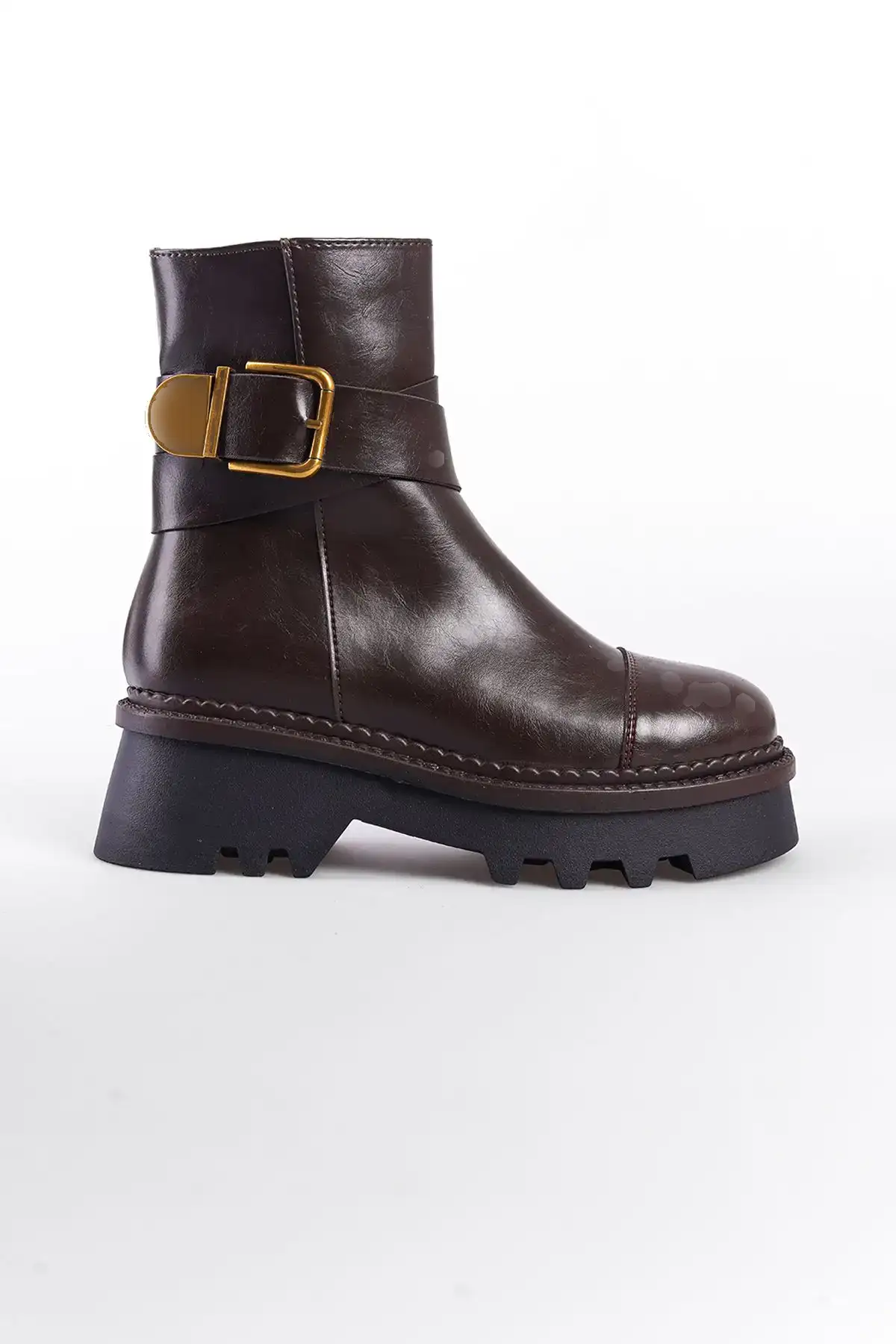 بوت و نیم بوت زنانه Bot طولانی زنانه با زیپ جانبی و قفل فلزی با پایه ترانک - 3455 بوت و نیم بوت زنانه Bot طولانی زنانه با زیپ جانبی و قفل فلزی با پایه ترانک - 3455