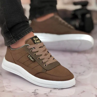 کفش سایز بزرگ مردانه ورزشی کتان تابستانی روزمره - 4233