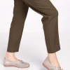 کفش تخت زنانه روزمره با کفی ارتوپدیک از چرم طبیعی - مدل اسفا 2605 - 4547