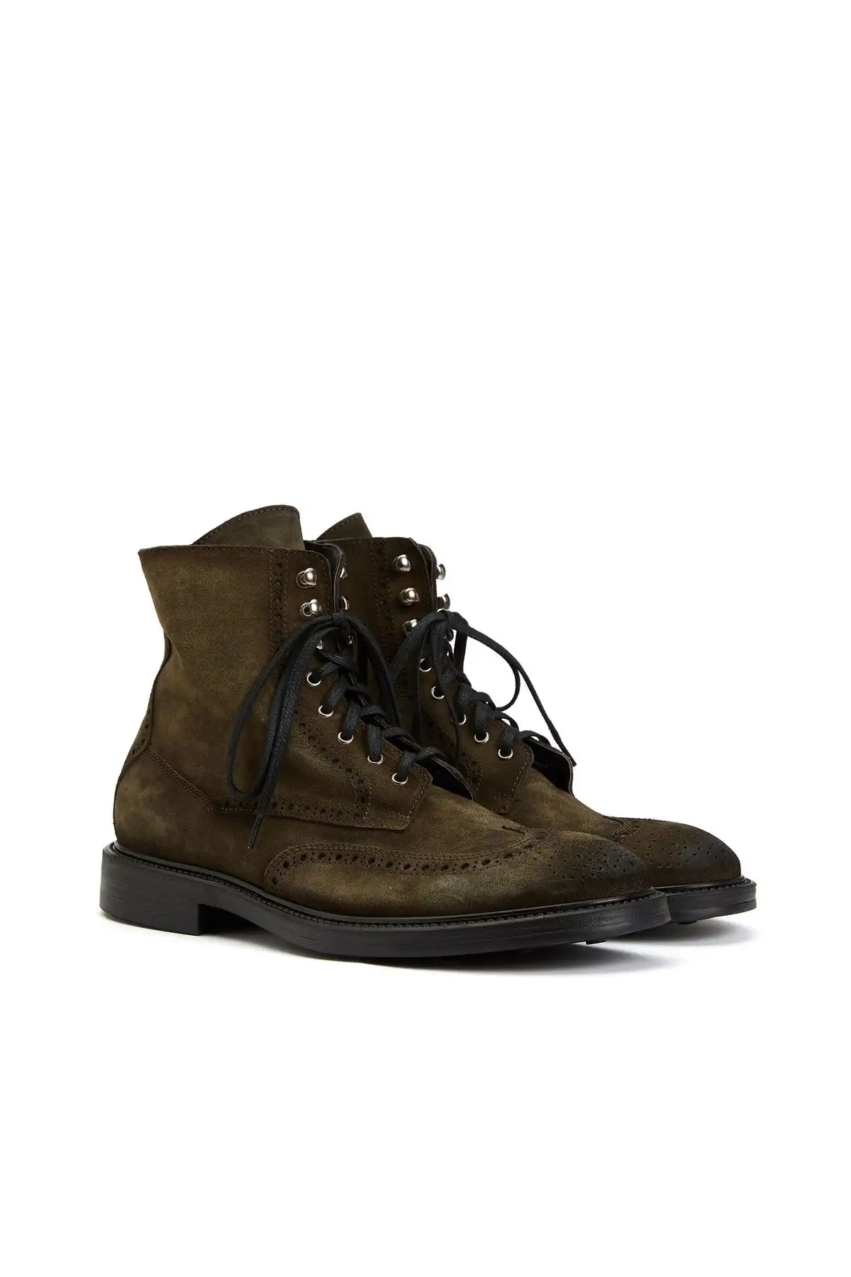 بوت مردانه چکمه چرم  هاگی - 4951 بوت مردانه چکمه چرم هاگی - 4951