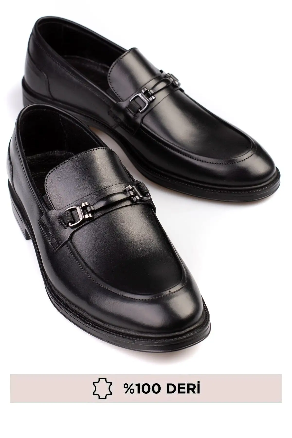 کفش رسمی مردانه کفش مردانه کلاسیک چرم طبیعی بدون بند، دارای چرم داخلی و خارجی - 3923 کفش رسمی مردانه کفش مردانه کلاسیک چرم طبیعی بدون بند، دارای چرم داخلی و خارجی - 3923