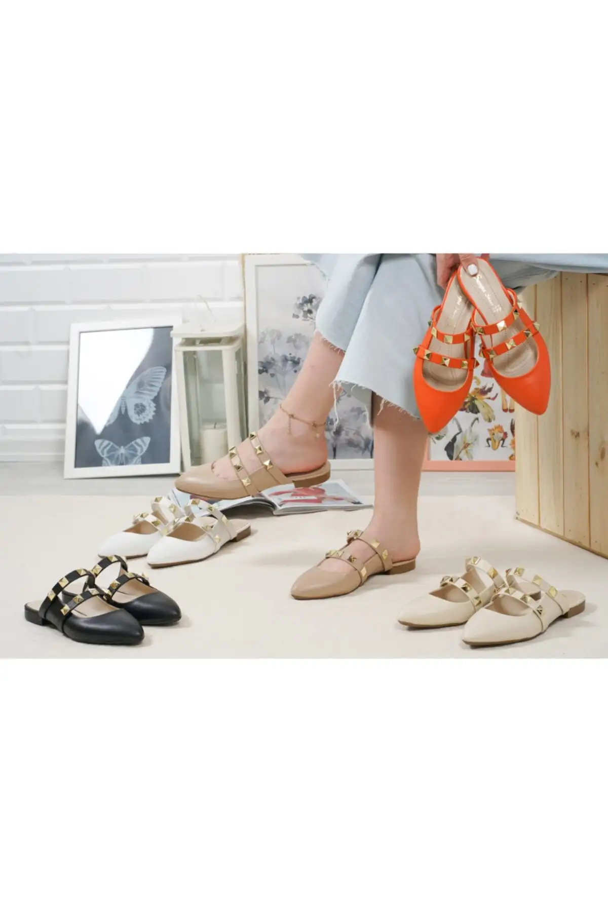 کفش راحتی خانه صندل زنانه مشکی - 3898 کفش راحتی خانه صندل زنانه مشکی - 3898