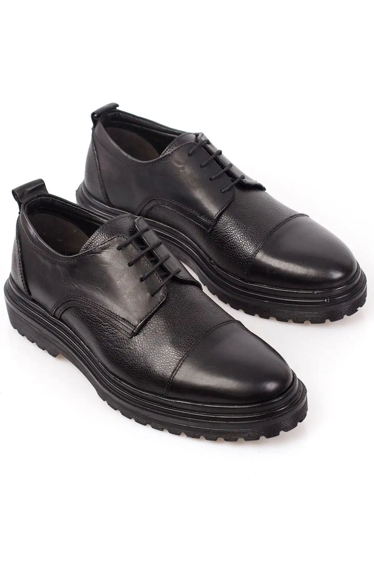 کفش روزمره مردانه   چرم اصل با کفی بلند - 4818 کفش روزمره مردانه چرم اصل با کفی بلند - 4818