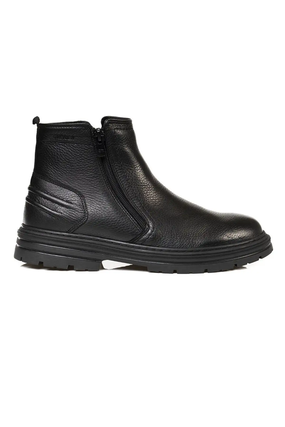 بوت مردانه چکمه کژوال  مشکی از چرم طبیعی 3K1KB75169 - 4956 بوت مردانه چکمه کژوال مشکی از چرم طبیعی 3K1KB75169 - 4956