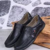سایز بزرگ مردانه تمز کفش مردانه تابستانی از چرم طبیعی - 3516