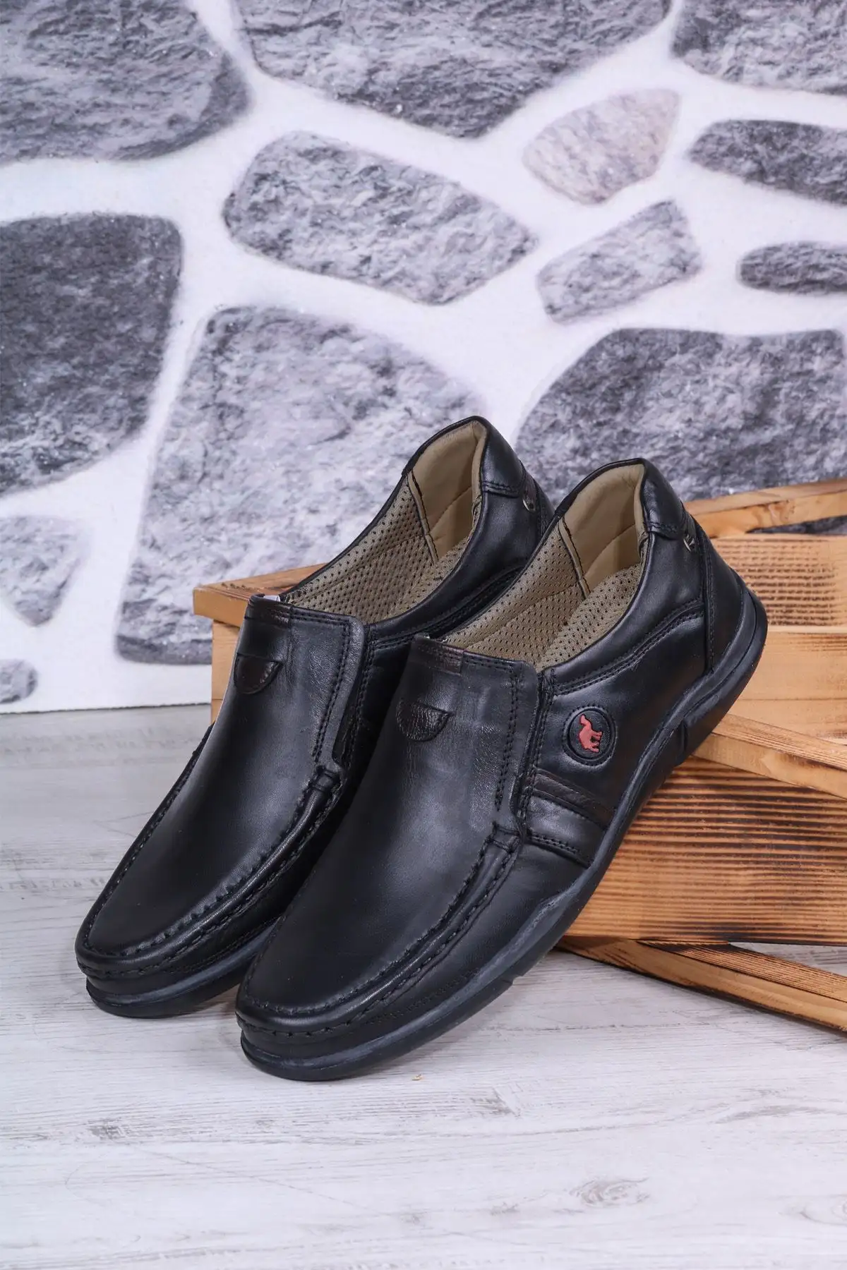 سایز بزرگ مردانه تمز کفش مردانه تابستانی از چرم طبیعی - 3516 سایز بزرگ مردانه تمز کفش مردانه تابستانی از چرم طبیعی - 3516