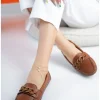 کفش اداری زنانه راحتی از چرم با sole نرم برای استفاده روزمره و ، مناسب برای فصل. - 5082