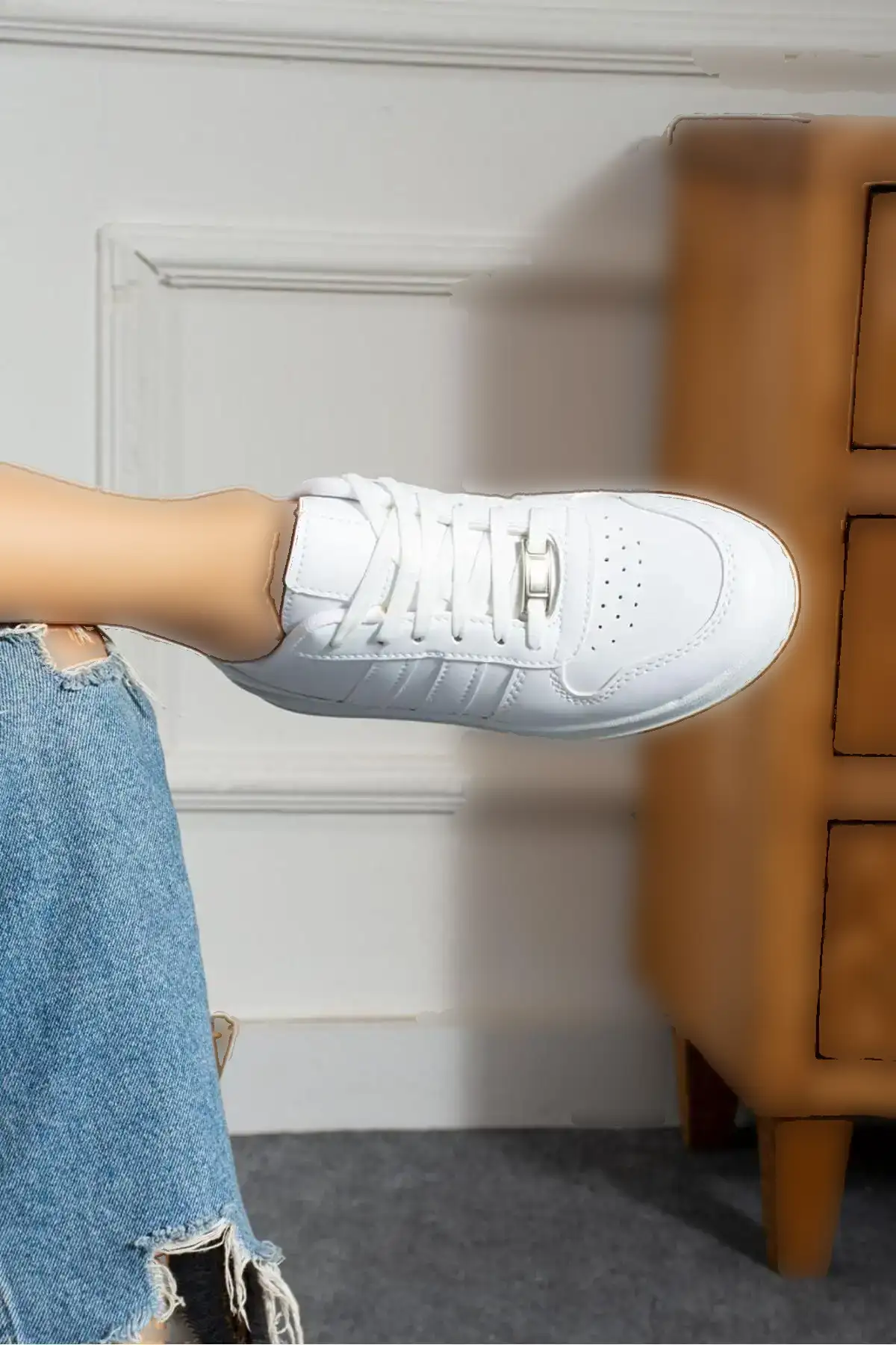 کفش تخت زنانه کفش اسپرت روزمره دو بند Unisex - 3795 کفش تخت زنانه کفش اسپرت روزمره دو بند یونی سکس - 3795