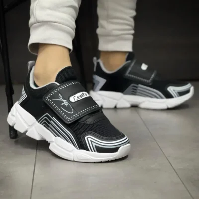 کفش بچگانه کفش ورزشی کودکانه اورتپدیک با چسبی نرم و سبک و تهویه مناسب برای تمام جنسیت‌ها - 3576