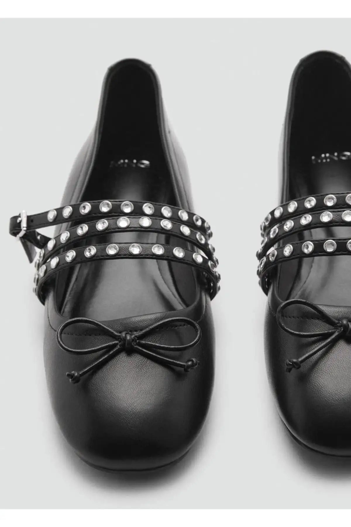 کفش تخت زنانه بابت با بند و زبانهدار - 5806 کفش تخت زنانه بابت با بند و زبانهدار - 5806