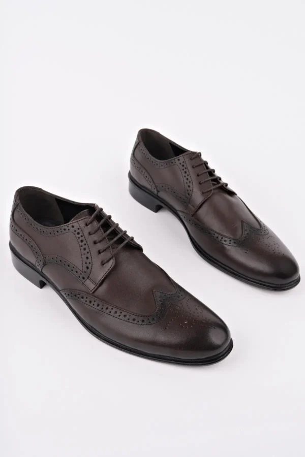 کفش رسمی مردانه H046 کلاسیک چرم طبیعی - 7021