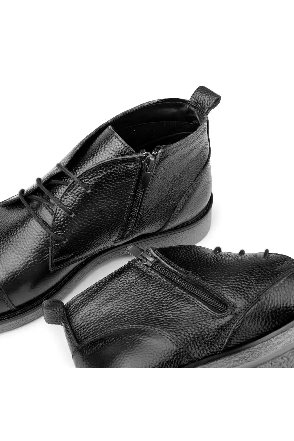 بوت مردانه پوتین روزمره آبی بند دار چرمی اصل با زیپ و زیره ضد لغزش Birmingham - 5585 بوت مردانه پوتین روزمره آبی بند دار چرمی اصل با زیپ و زیره ضد لغزش Birmingham - 5585