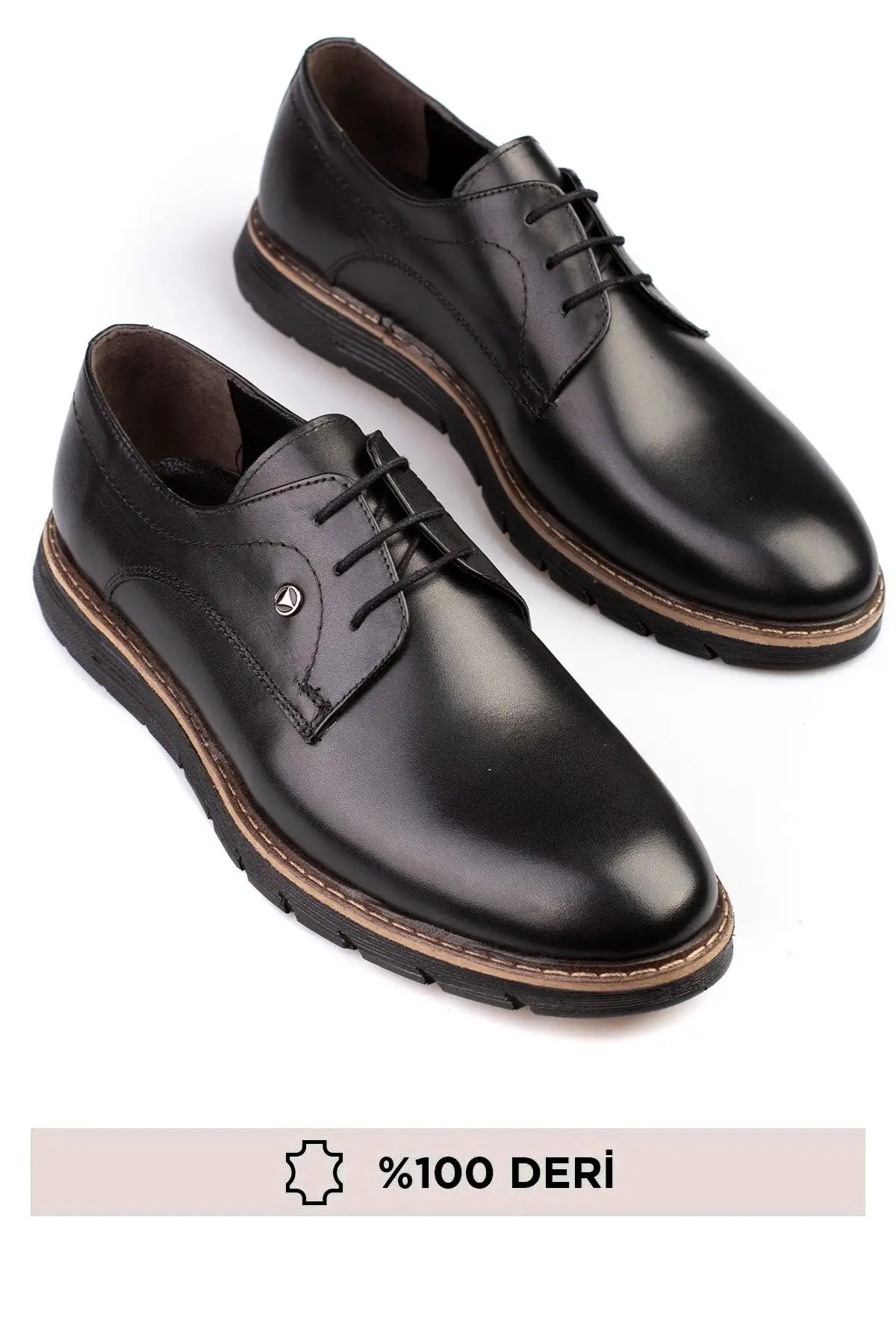 کفش رسمی مردانه   واقعی جلدی، با کفی بلند و دوخت. - 6016 کفش رسمی مردانه واقعی جلدی، با کفی بلند و دوخت. - 6016