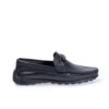 کفش روزمره مردانه فورته loafer جلد طبیعی ۱۰۰% با سگک مشکی - 6047