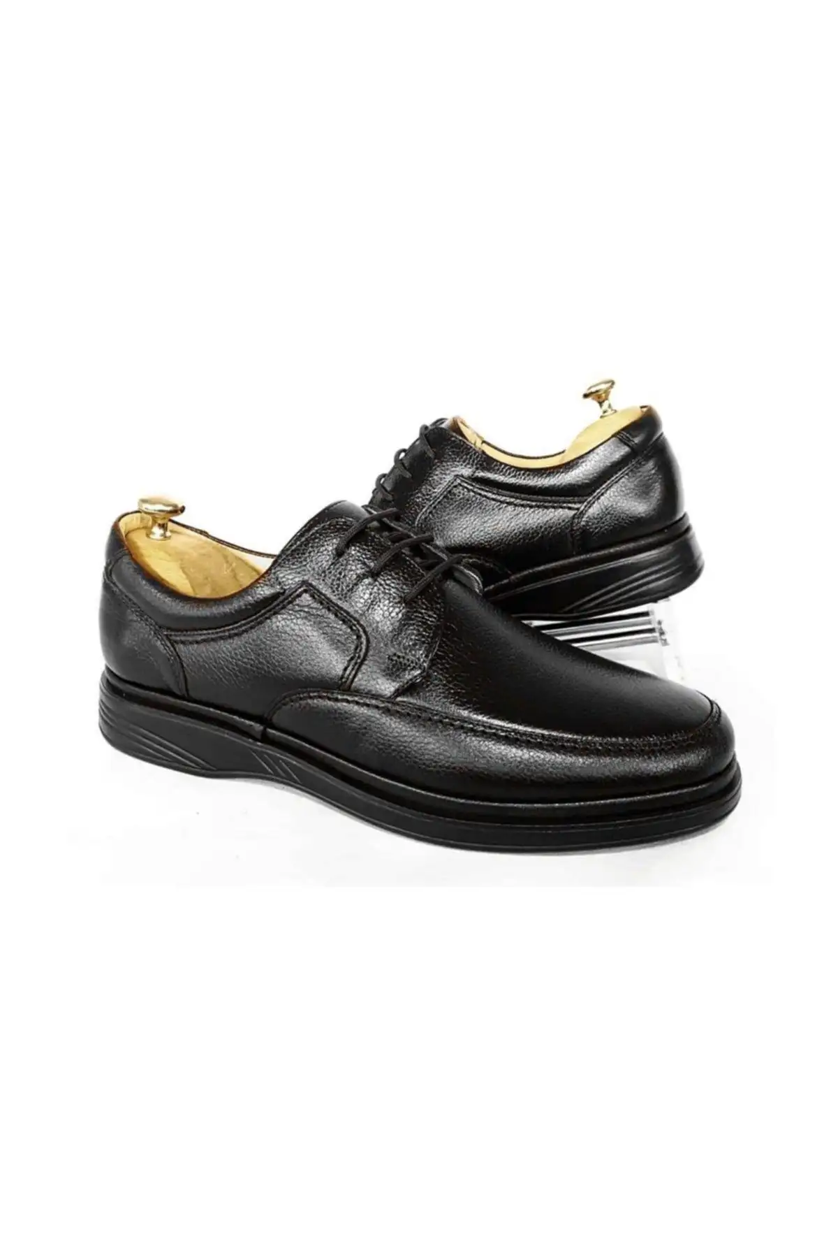 کفش سایز بزرگ مردانه  روزمره  مشکی اورتوپدیک با چرم کامل و راحتی اضافی،   (۴۰-۴۸) مدل 701sk - 5678 کفش سایز بزرگ مردانه روزمره مشکی اورتوپدیک با چرم کامل و راحتی اضافی، (۴۰-۴۸) مدل 701sk - 5678