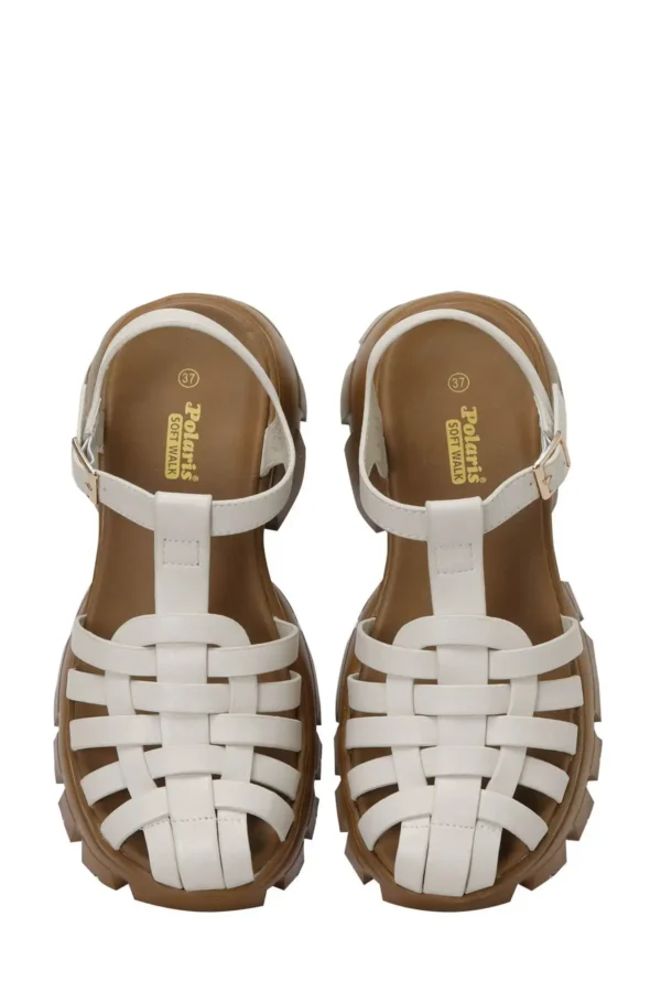 کفش صندل زنانه 4FX بیژ ورزشی ش sandal - 6076