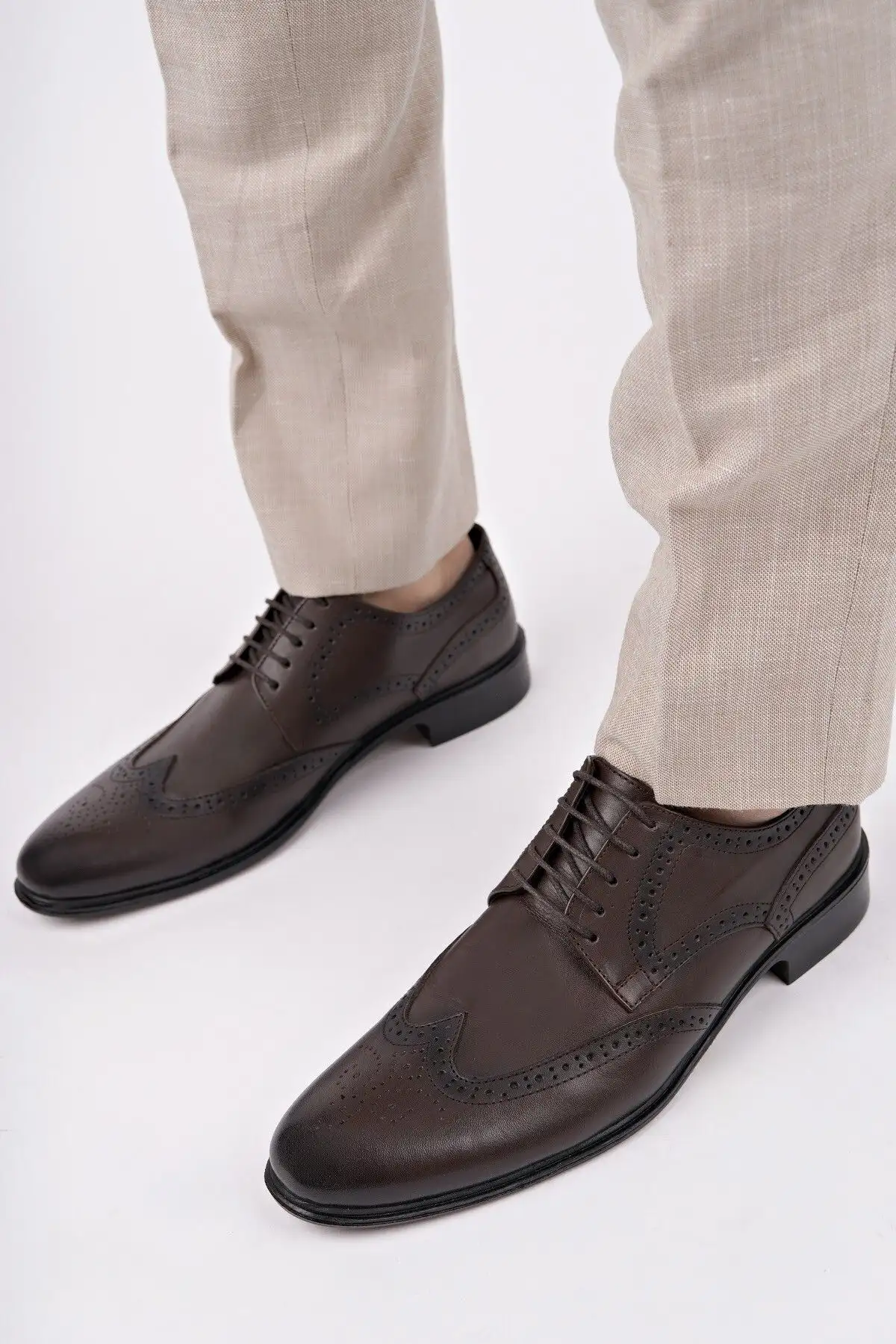 کفش رسمی مردانه H046 کلاسیک چرم طبیعی - 7021