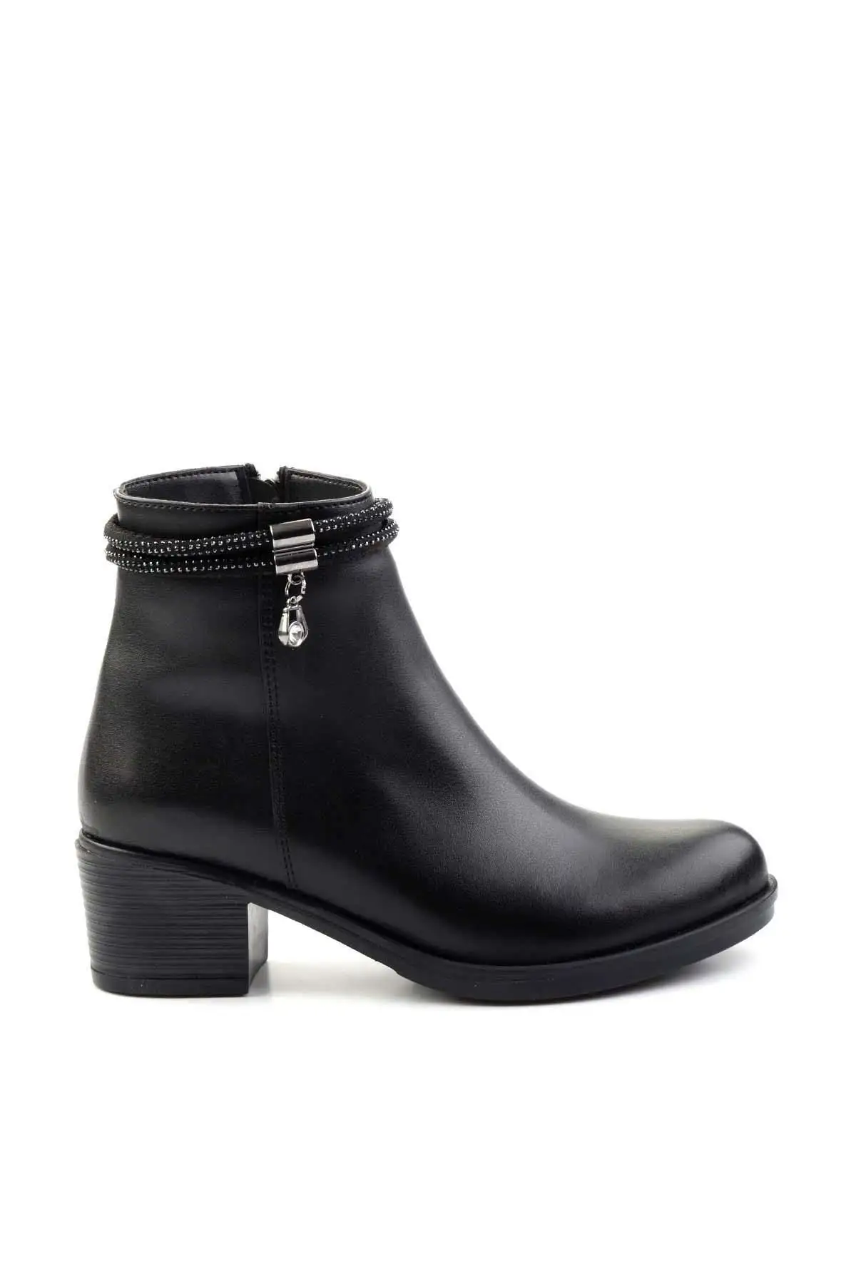 بوت و نیم بوت زنانه   پشیده  مشکی K02003040009 - 6188 بوت و نیم بوت زنانه پشیده مشکی K02003040009 - 6188