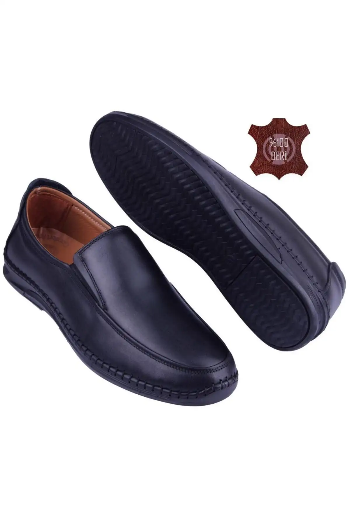 کفش رسمی مردانه اورتوپدیک راحت از چرم طبیعی مدل ALV805 - 6007