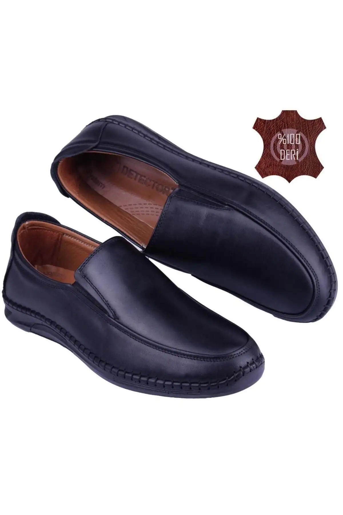 کفش رسمی مردانه اورتوپدیک راحت از چرم طبیعی مدل ALV805 - 6007