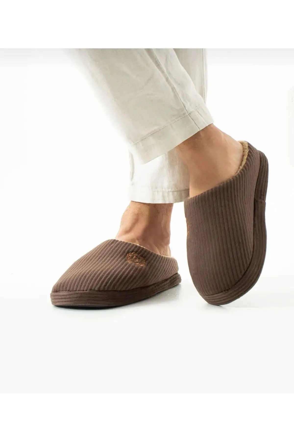 کفش سایز بزرگ مردانه دمپایی خانه  جیر (میتوانید یک شماره تر انتخاب کنید) - 5655 کفش سایز بزرگ مردانه دمپایی خانه جیر (میتوانید یک شماره تر انتخاب کنید) - 5655