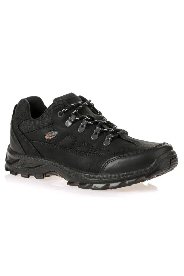 بوت مردانه کفش چرم سیاه مقاوم در برابر آب M5537CS - 6671
