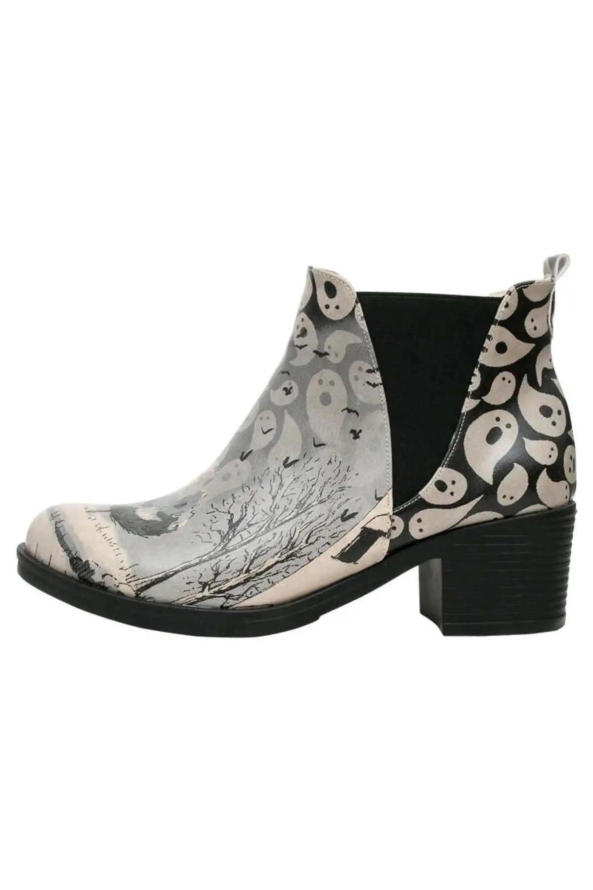 بوت و نیم بوت زنانه  مچدار  چرم گیاهی خاکستری - طراحی اسپکی تان - 6181 بوت و نیم بوت زنانه مچدار چرم گیاهی خاکستری - طراحی اسپکی تان - 6181