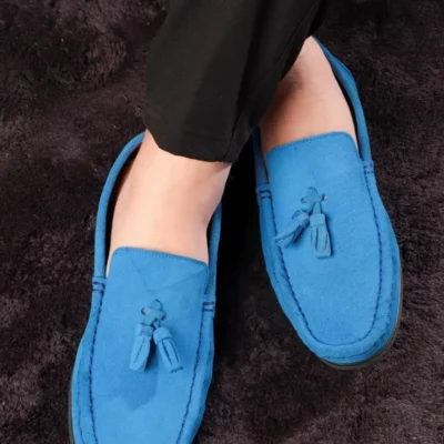 کفش روزمره مردانه فرانسن از چرم طبیعی، لوفر، سبک، لوفر با پاپیون - 5957