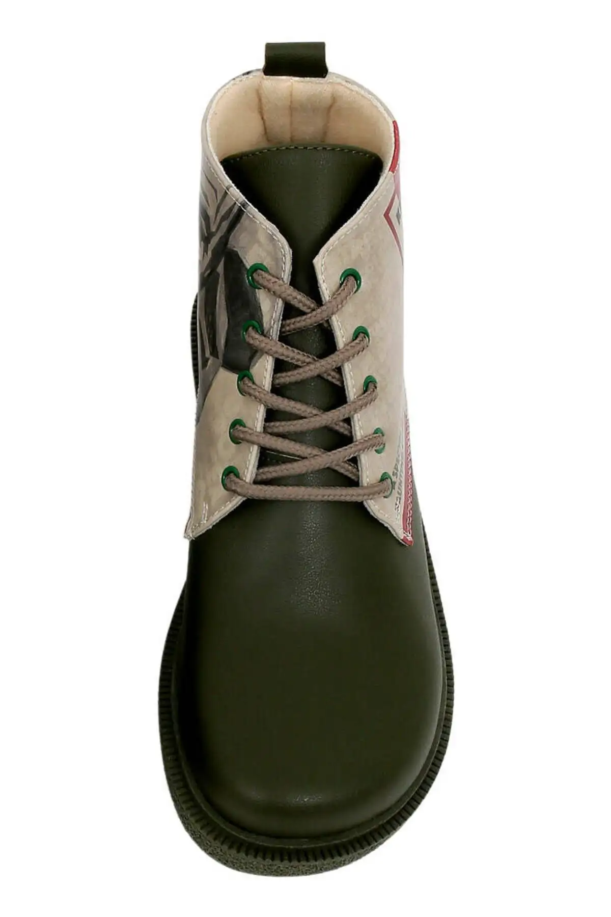 بوت و نیم بوت زنانه  چرم گیاهی  با رنگ خاکی - طراحی اسپکترا - 6176 بوت و نیم بوت زنانه چرم گیاهی با رنگ خاکی - طراحی اسپکترا - 6176