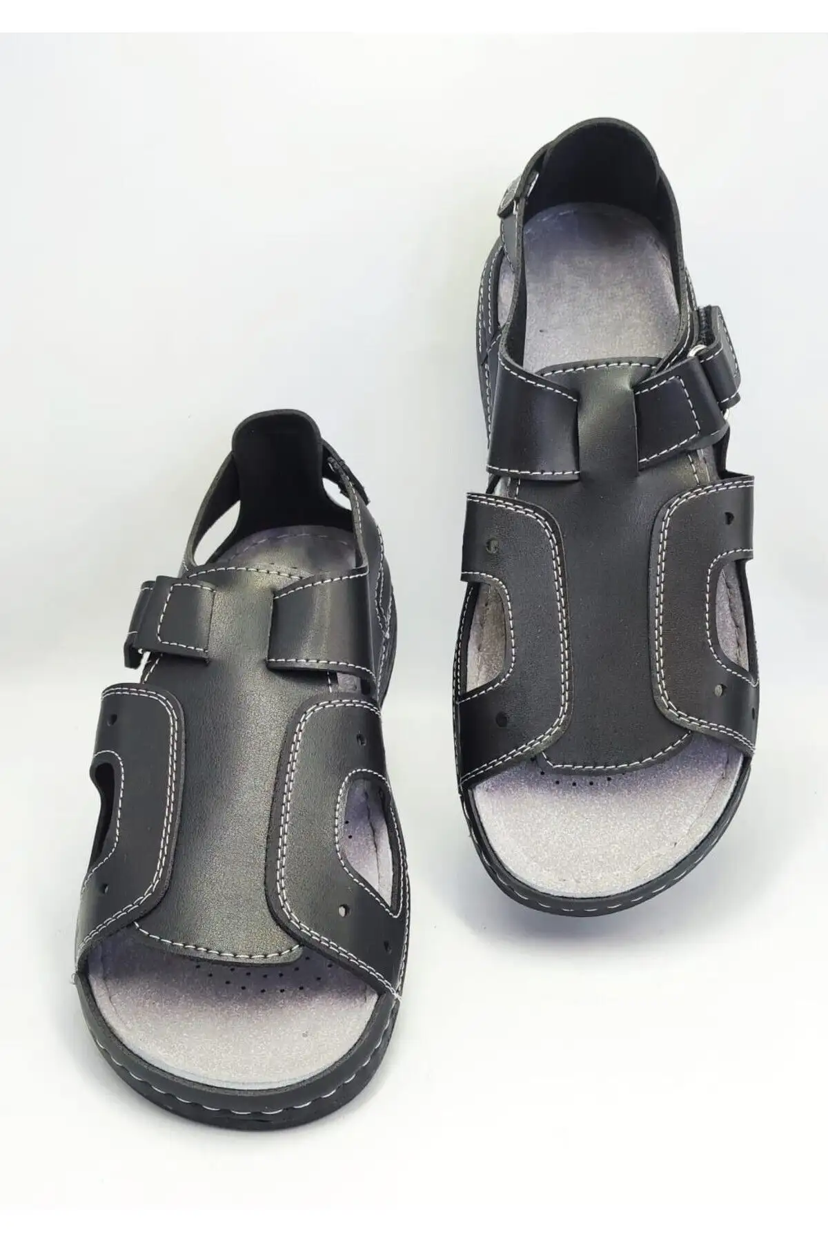 کفش سایز بزرگ مردانه سندل روزمره  MS404 مشکی فناتا -   assorti شماره ۴۵ - ۴۸ - 6833 کفش سایز بزرگ مردانه سندل روزمره MS404 مشکی فناتا - assorti شماره ۴۵ - ۴۸ - 6833