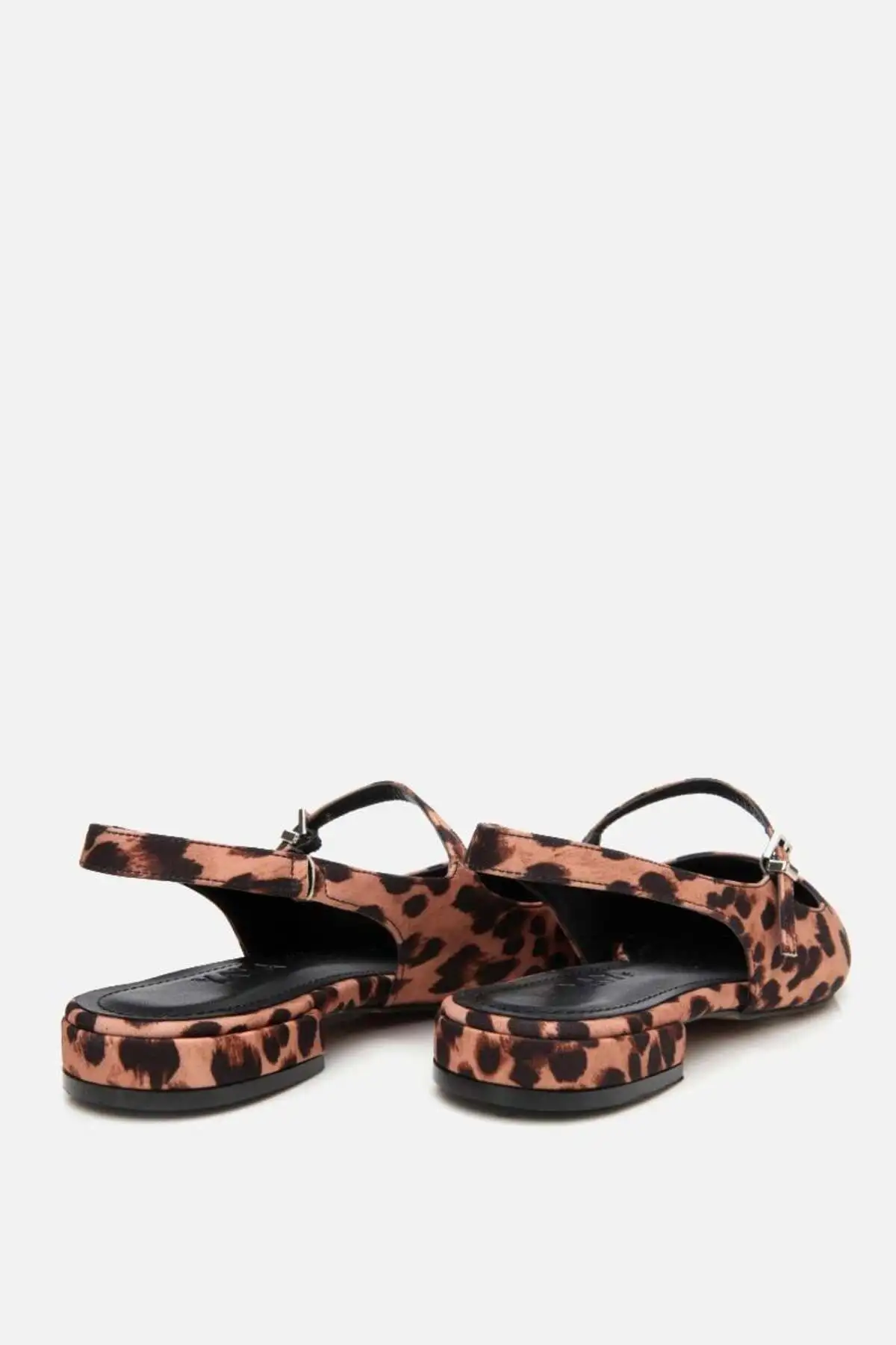 کفش تخت زنانه تابا/ابریشمی لئوپارد 01AYY308040A379 - 6862